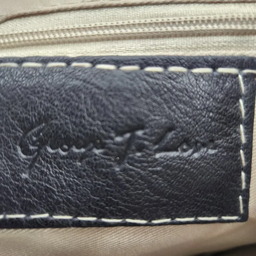 Cerulean Blue Leather Backpack by George‎ J. Love Made in Italy